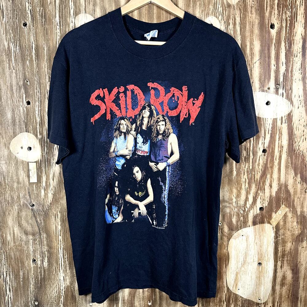 Skid Row Piece of Me Shirt 1989 Size Large 20x27